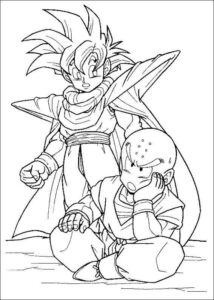 Desenho de Dragon Ball Z Para Colorir 20
