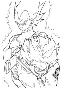 Desenho de Dragon Ball Z Para Colorir 21