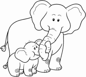 Desenho de Elefante Desenho Colorir Imprimir 18