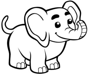 Desenho de Elefante Desenho Colorir Imprimir 27