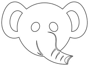 Desenho de Elefante Desenho Colorir Imprimir 44
