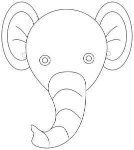 Desenho de Elefante Desenho Colorir Imprimir 45