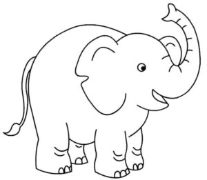 Desenho de Elefante Desenho Colorir Imprimir 54