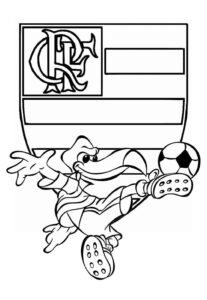 Desenho de Flamengo Desenho Colorir Imprimir 06