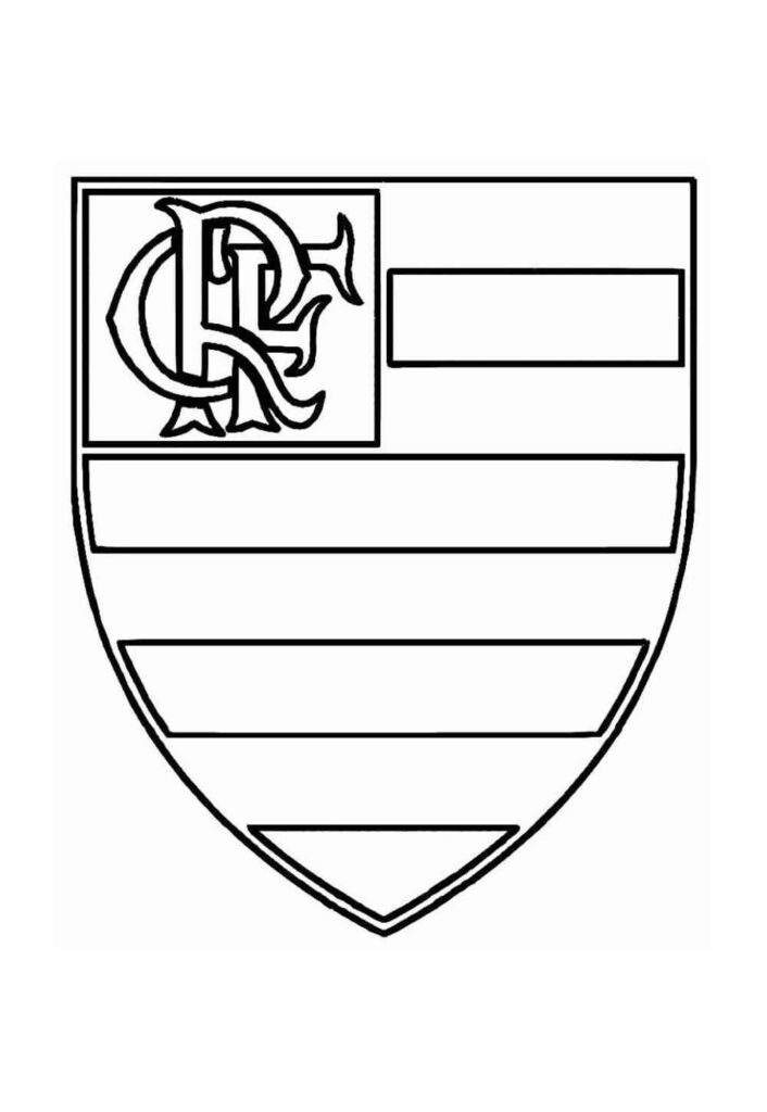 Desenhos do Flamengo para Imprimir e Colorir