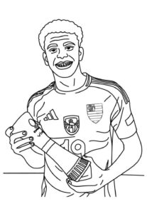 Desenho de Flamengo Desenho Colorir Imprimir 13