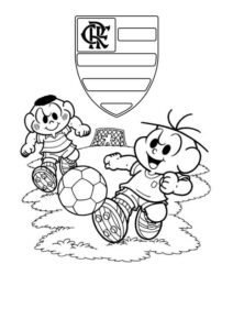 Desenho de Flamengo Desenho Colorir Imprimir 21