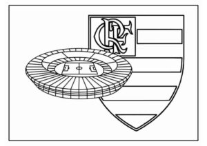 Desenho de Flamengo Desenho Colorir Imprimir 22