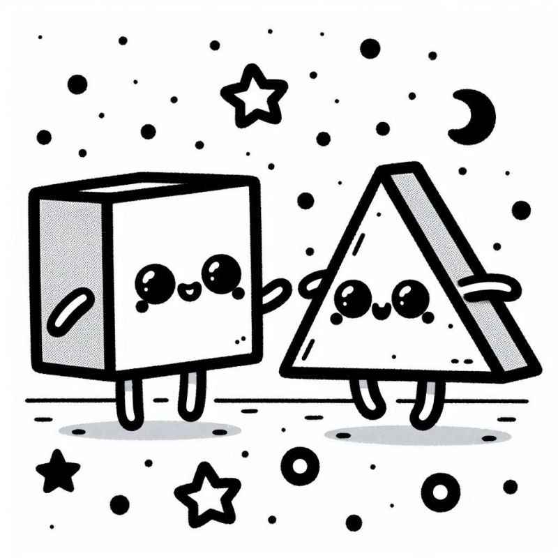 Desenho de Formas Desenho Colorir Imprimir 16