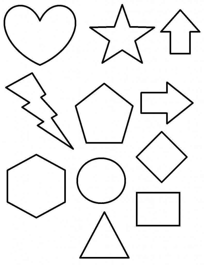 Desenho de Formas Desenho Colorir Imprimir 25