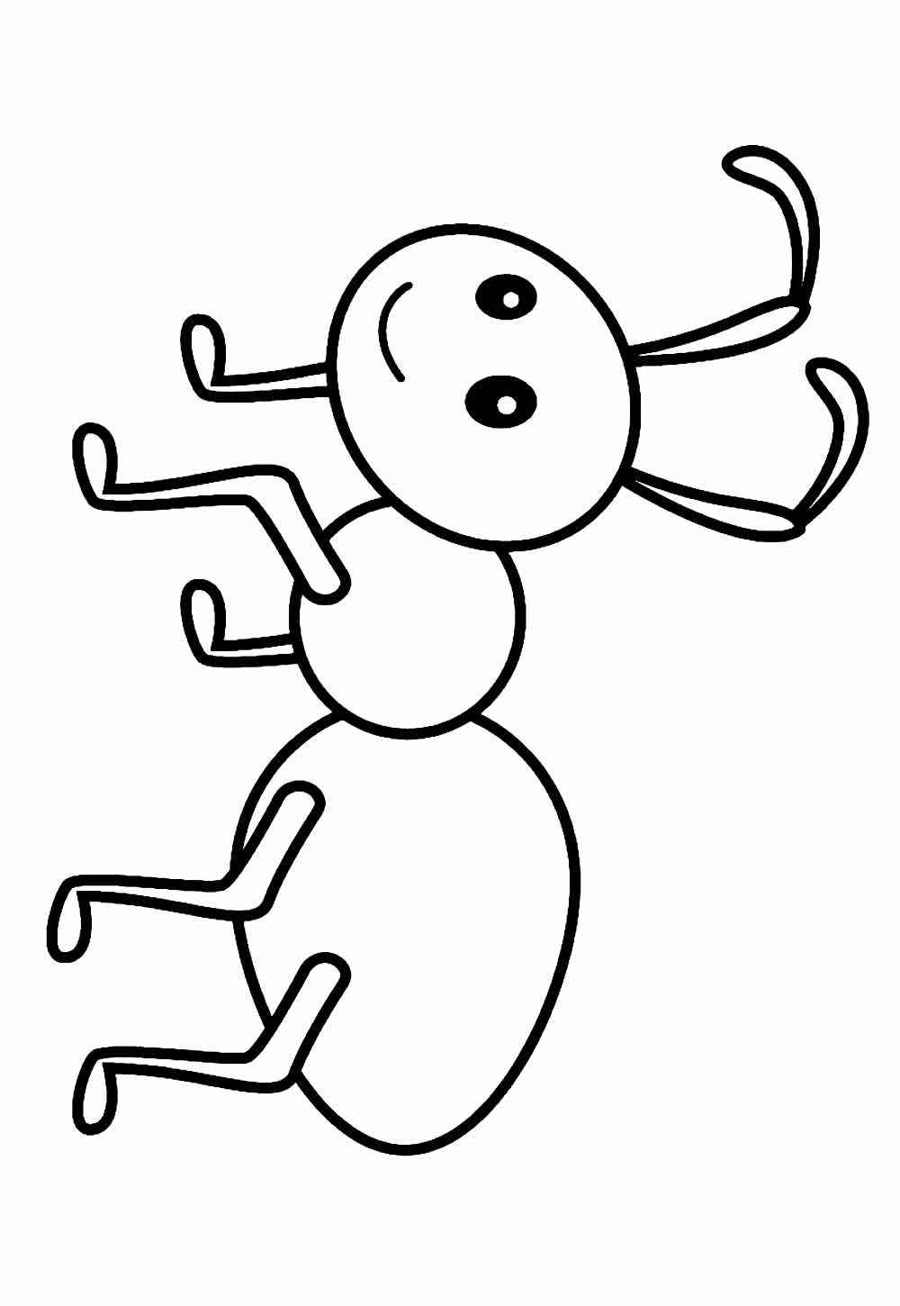 Desenho de Formiga Desenho Colorir Imprimir 12