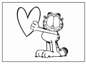 Desenho de Garfield Desenho Colorir Imprimir 10