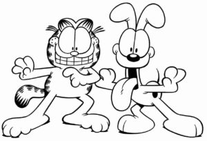 Desenho de Garfield Desenho Colorir Imprimir 20