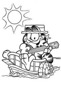 Desenho de Garfield Desenho Colorir Imprimir 31