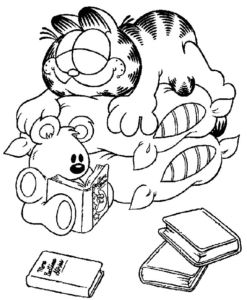 Desenho de Garfield Desenho Colorir Imprimir 36