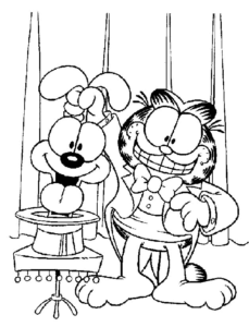 Desenho de Garfield Desenho Colorir Imprimir 37