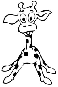Desenho de Girafa Desenho Colorir Imprimir 15