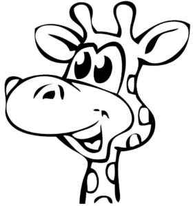 Desenho de Girafa Desenho Colorir Imprimir 16