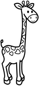 Desenho de Girafa Desenho Colorir Imprimir 18