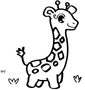 Desenho de Girafa Desenho Colorir Imprimir 19