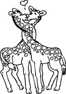 Desenho de Girafa Desenho Colorir Imprimir 21