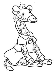 Desenho de Girafa Desenho Colorir Imprimir 23