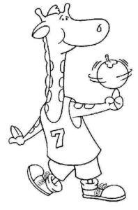 Desenho de Girafa Desenho Colorir Imprimir 24