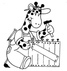 Desenho de Girafa Desenho Colorir Imprimir 25