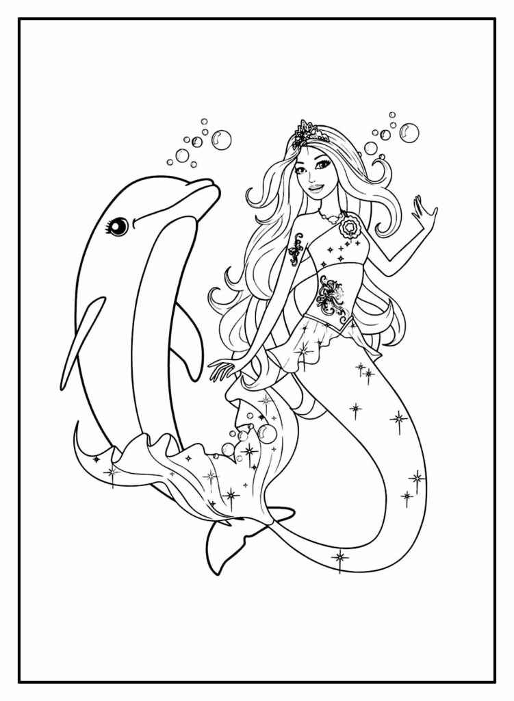 Desenho de Golfinho Desenho Colorir Imprimir 06