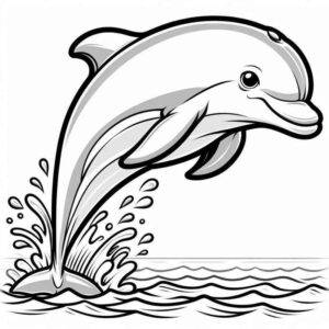 Desenho de Golfinho Desenho Colorir Imprimir 15