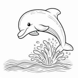 Desenho de Golfinho Desenho Colorir Imprimir 17