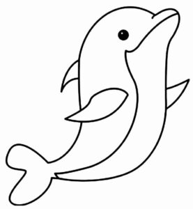Desenho de Golfinho Desenho Colorir Imprimir 19