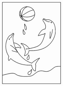 Desenho de Golfinho Desenho Colorir Imprimir 21