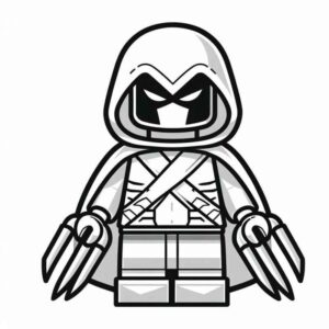 Desenho de Guerreiro Lego Ninja Garras