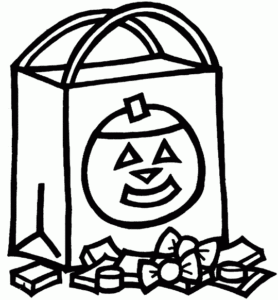 Desenho de Halloween Desenho Colorir Imprimir 04