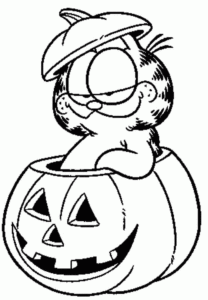 Desenho de Halloween Desenho Colorir Imprimir 07