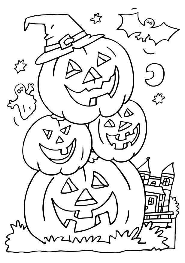 Desenho de Halloween Desenho Colorir Imprimir 10