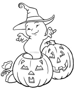 Desenho de Halloween Desenho Colorir Imprimir 11