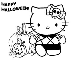 Desenho de Halloween Desenho Colorir Imprimir 12