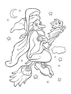 Desenho de Halloween Desenho Colorir Imprimir 13