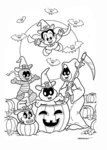 Desenho de Halloween Desenho Colorir Imprimir 26