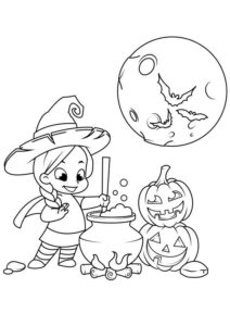 Desenho de Halloween Desenho Colorir Imprimir 27