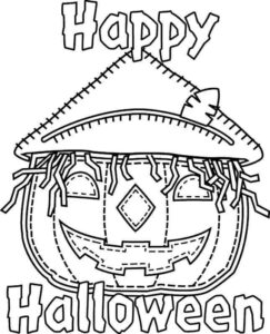 Desenho de Halloween Desenho Colorir Imprimir 32