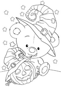Desenho de Halloween Desenho Colorir Imprimir 33