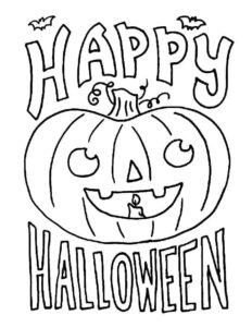 Desenho de Halloween Desenho Colorir Imprimir 36