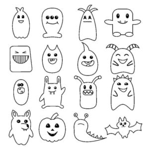 Desenho de Halloween Desenho Colorir Imprimir 39