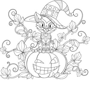 Desenho de Halloween Desenho Colorir Imprimir 45
