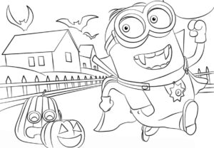 Desenho de Halloween Desenho Colorir Imprimir 49