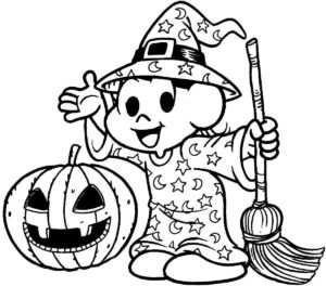 Desenho de Halloween Desenho Colorir Imprimir 55
