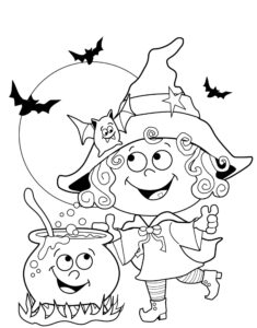 Desenho de Halloween Desenho Colorir Imprimir 60